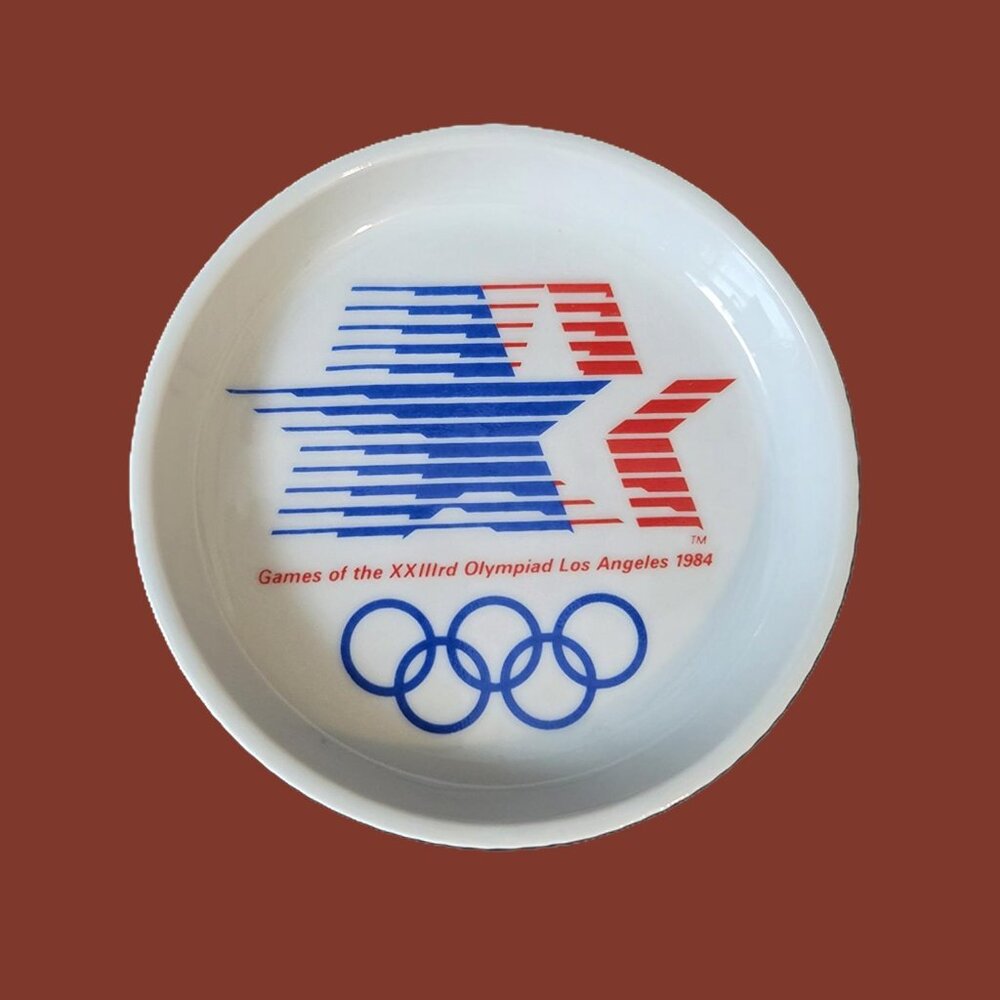 Papel 1984 Los Angeles Olympics Porcelain Coaster